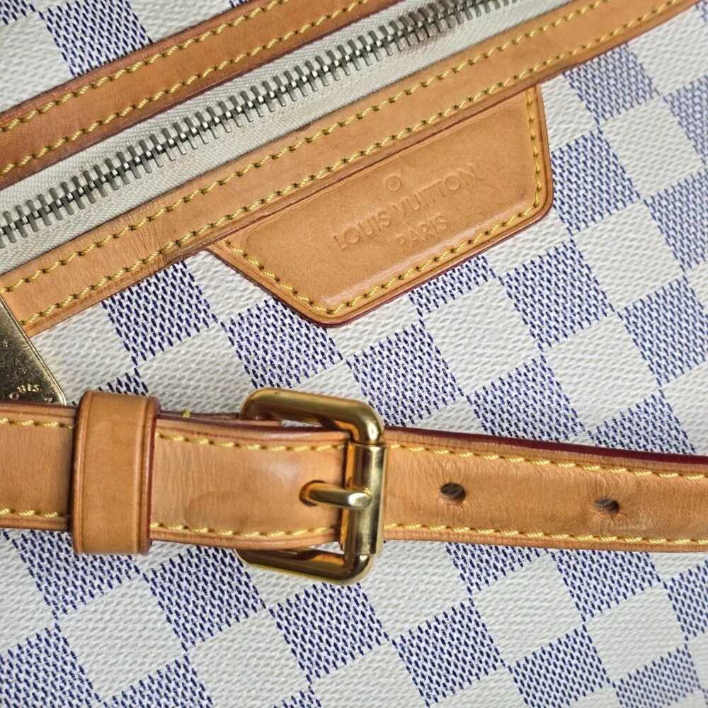 LOUIS VUITTON Azur Damier Evora MM